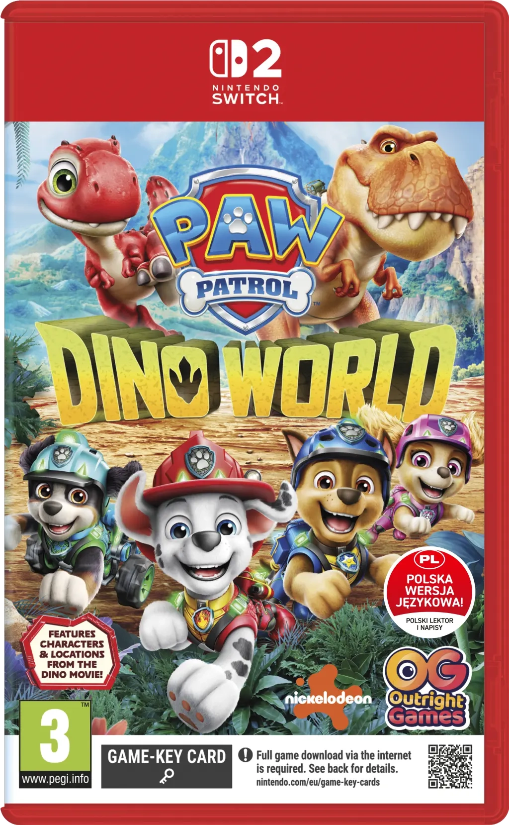 Psi Patrol: Dinoświat Gra na Nintendo Switch 2