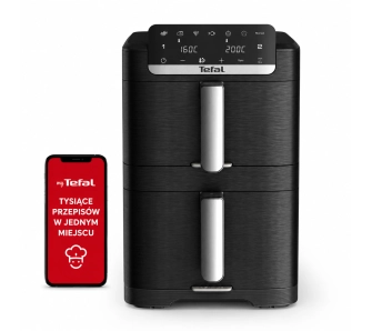 Air fryer Tefal Easy Fry Crispy Stack EY7568 2700W 10l Aplikacja mobilna