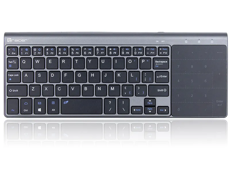 Klawiatura membranowa Tracer Expert 2,4 GHz Touchpad Czarny