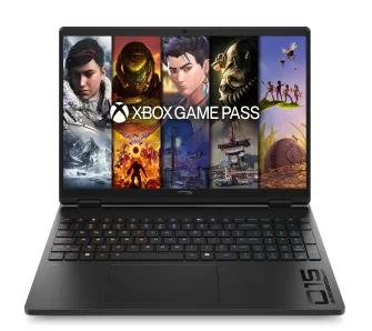 Laptop gamingowy HyperX OMEN 15-ga0005nw 15,3" 180Hz i5-14450HX 16GB RAM 1TB Dysk SSD RTX5060 DLSS4 Win11 Czarny