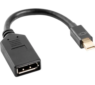 Adapter Lanberg AD-0003-BK DisplayPort - DisplayPort mini