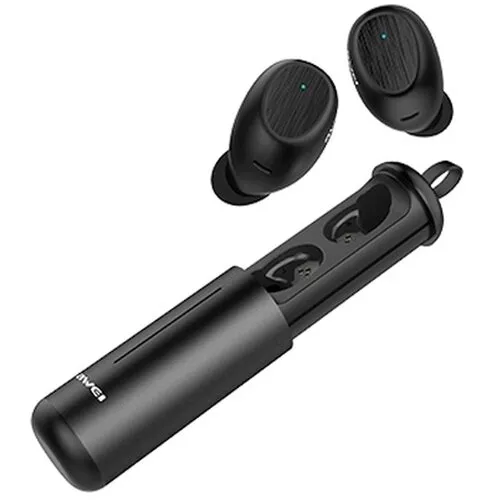 Słuchawki bezprzewodowe Awei T55 Dokanałowe Bluetooth 5.3 Czarny