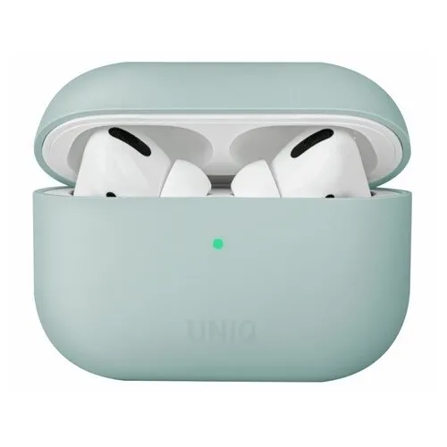 Etui na słuchawki UNIQ Lino do Apple AirPods Pro Miętowy
