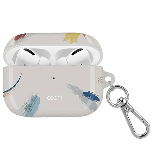 Etui na słuchawki UNIQ Coehl Reverie do Apple AirPods Pro Beżowy