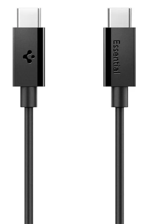Kabel Spigen USB-C - USB-C EB6010CC Essential 60W 1 m Czarny