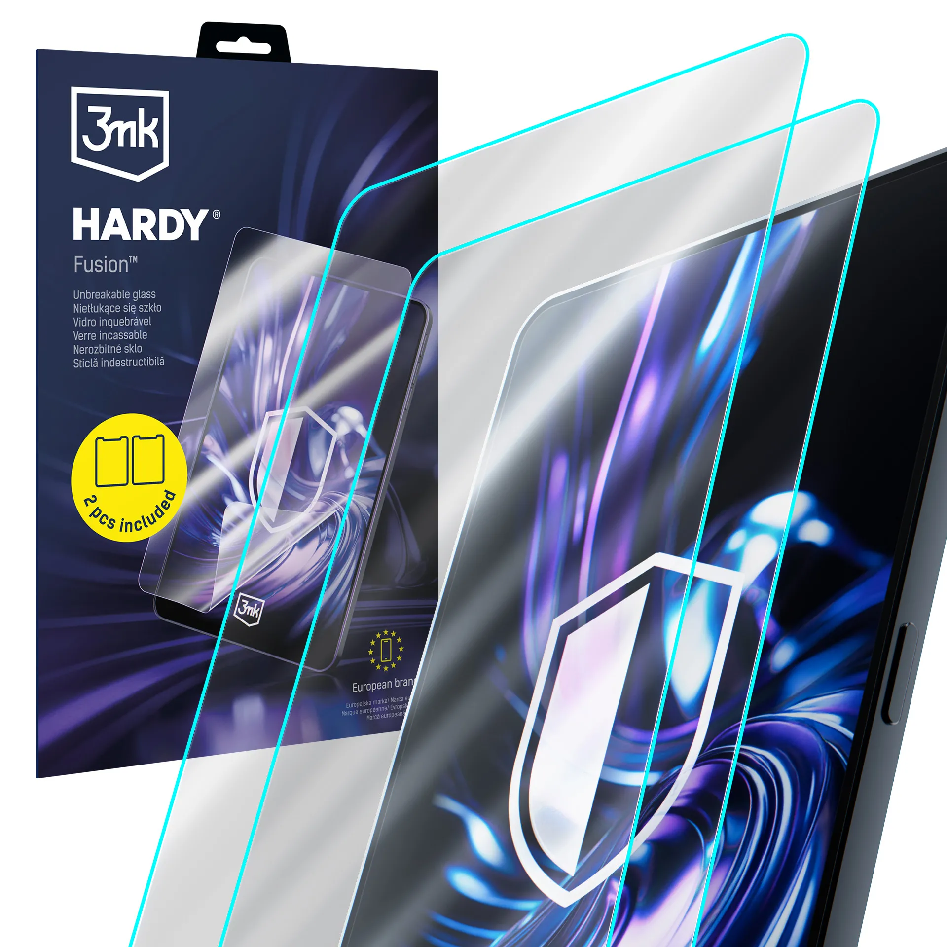 Szkło hybrydowe 3mk Hardy Fusion do Lenovo Idea Tab Pro Gen 2 (TB390FU)