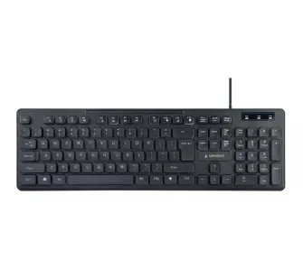 Klawiatura membranowa Gembird KB-UML-02 Rainbow Backlight Multimedia Czarny