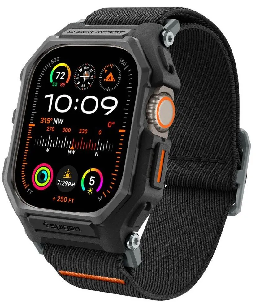 Etui Spigen Lite Fit Pro do Apple Watch Ultra i Ultra 2 49mm Czarny