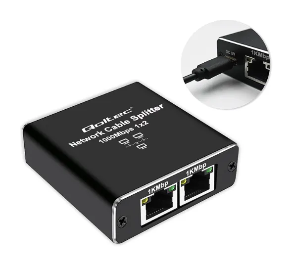 Qoltec 52249 Czarny