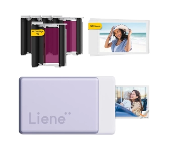 Drukarka Liene Pearl N200 Pro 2x3" Fioletowy