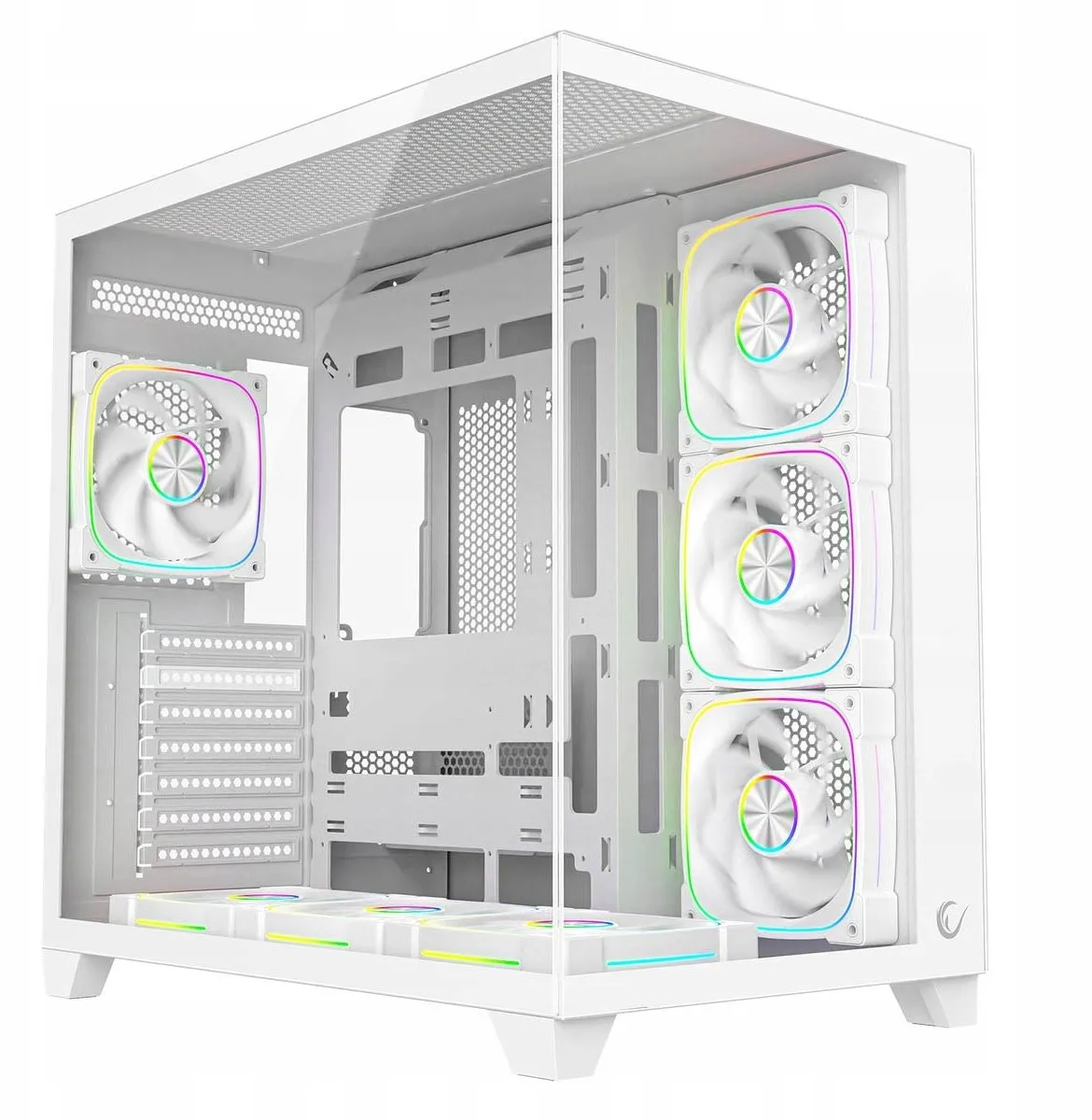 Obudowa Rampage Sealite 7xFan ARGB Biały