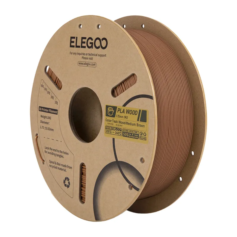 Filament Elegoo 50.203.0657 PLA Wood Dąb indyjski