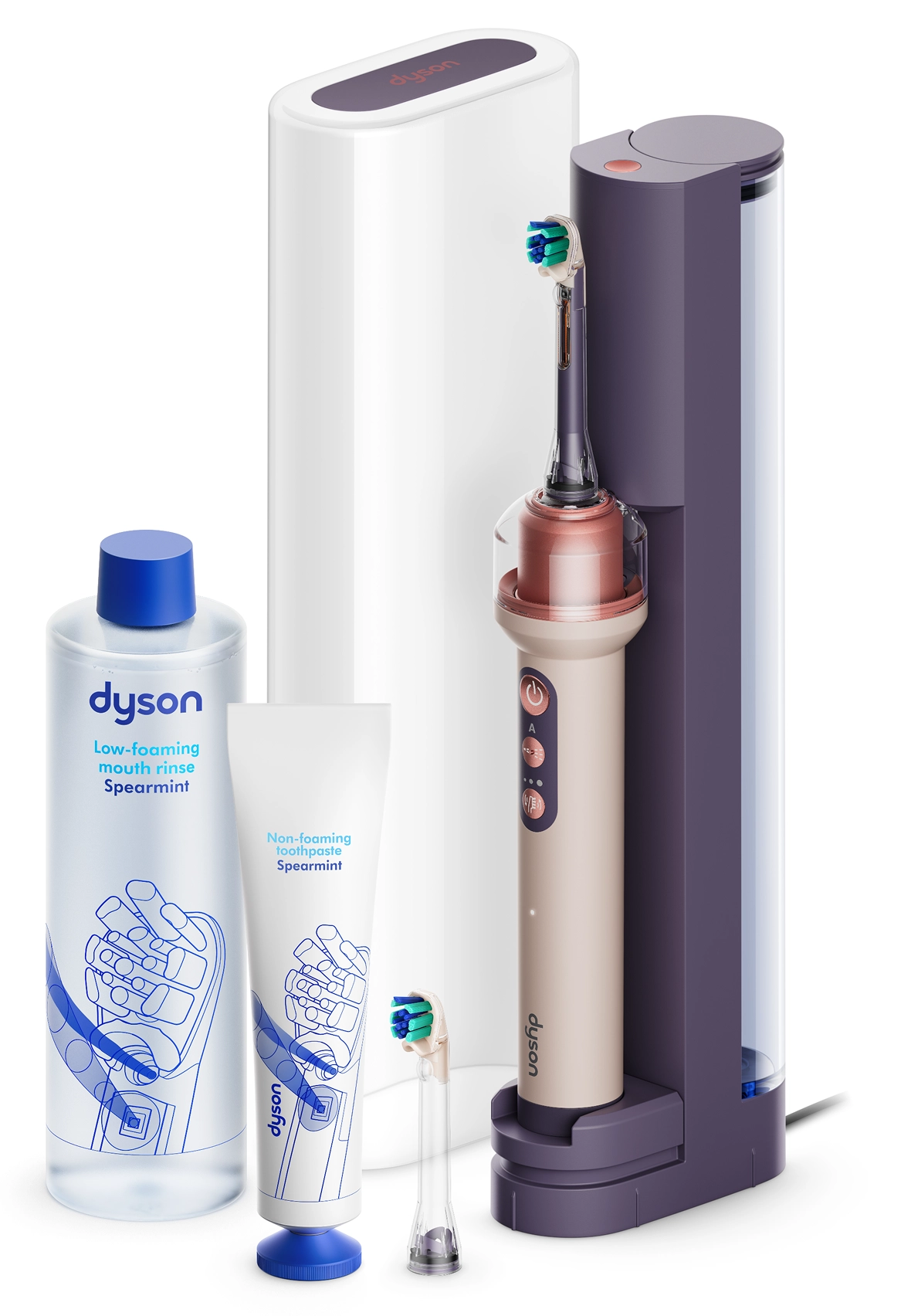 Szczoteczka elektryczna Dyson CameraJet z funkcją irygacji Różowy