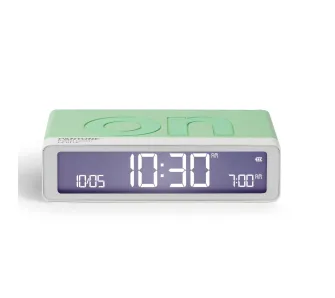Budzik Lexon Flip Classic X Pantone Mint LR157PT-M Miętowy
