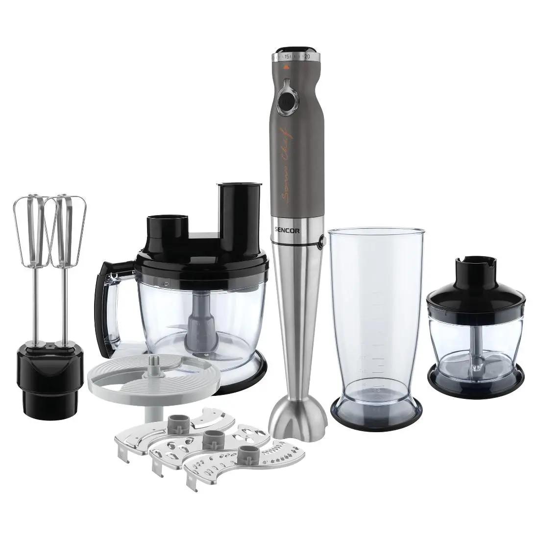 Blender Sencor SHB 5501CH 9w1 1000W Rozdrabniacz Mini rozdrabniacz Końcówka do ubijania