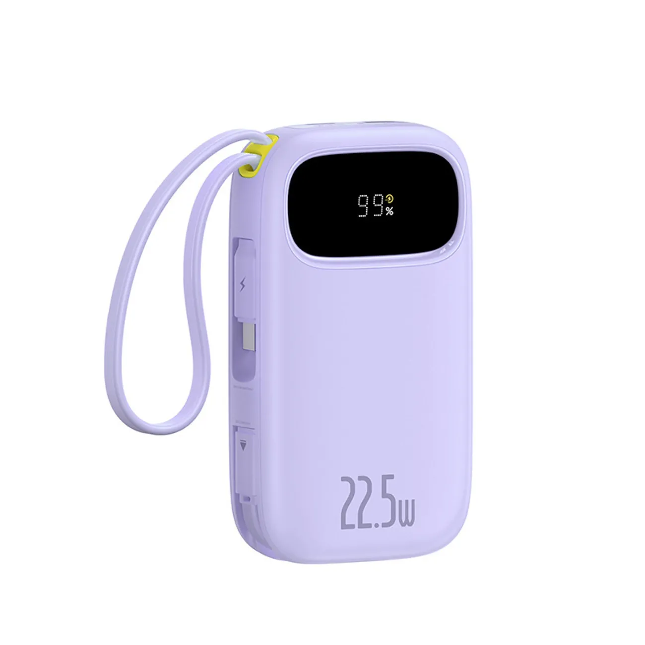 Powerbank Baseus EnerFill FC21 Qpow3 Ultra 20000mAh 22,5W z dwoma wbudowanymi kablami Fioletowy