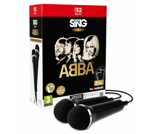 Let's Sing ABBA 2027 + 2 Mikrofony Gra na Nintendo Switch 2
