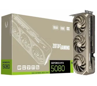 Karta graficzna Zotac Gaming GeForce RTX 5080 Solid Core OC 20th Anniversary Edition 16GB GDDR7 256bit DLSS 4