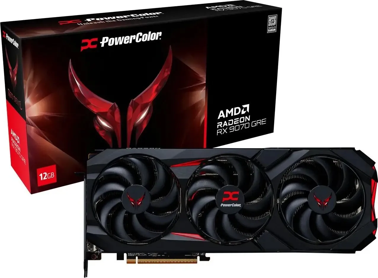 Karta graficzna PowerColor Red Devil Radeon RX 9070 GRE 12GB GDDR6 192bit