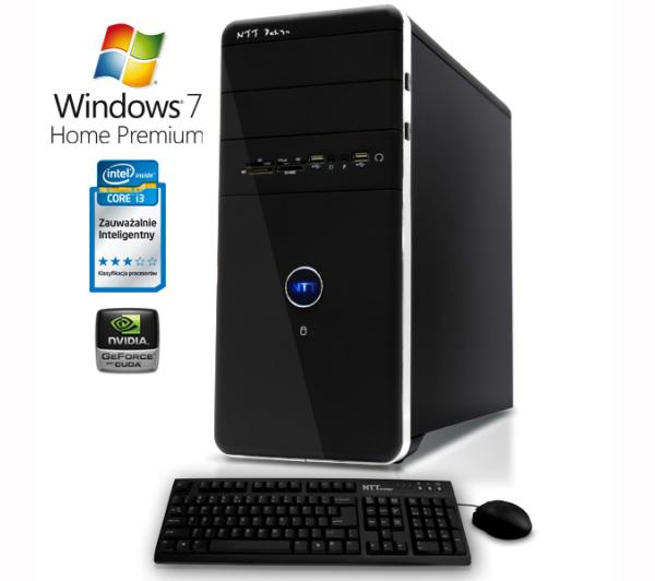 NTT Home W931F Intel® Core™ i3 2100 4GB 1TB GTX460 W7HP