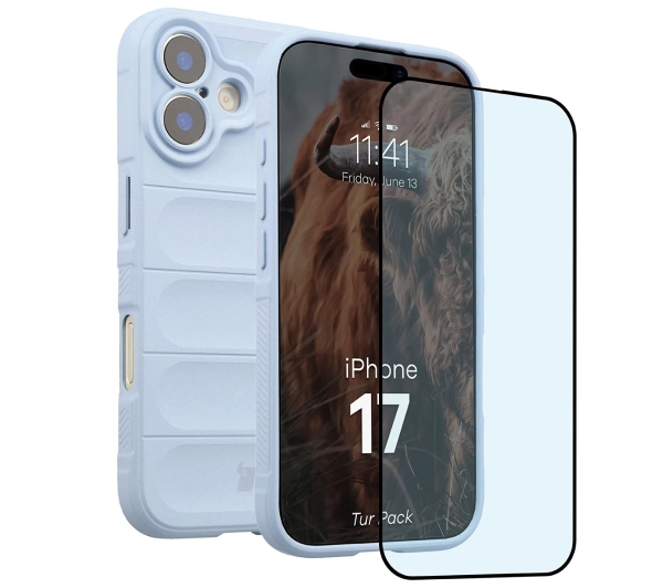 Bizon Tur Pack do iPhone 17 Jasnoniebieski