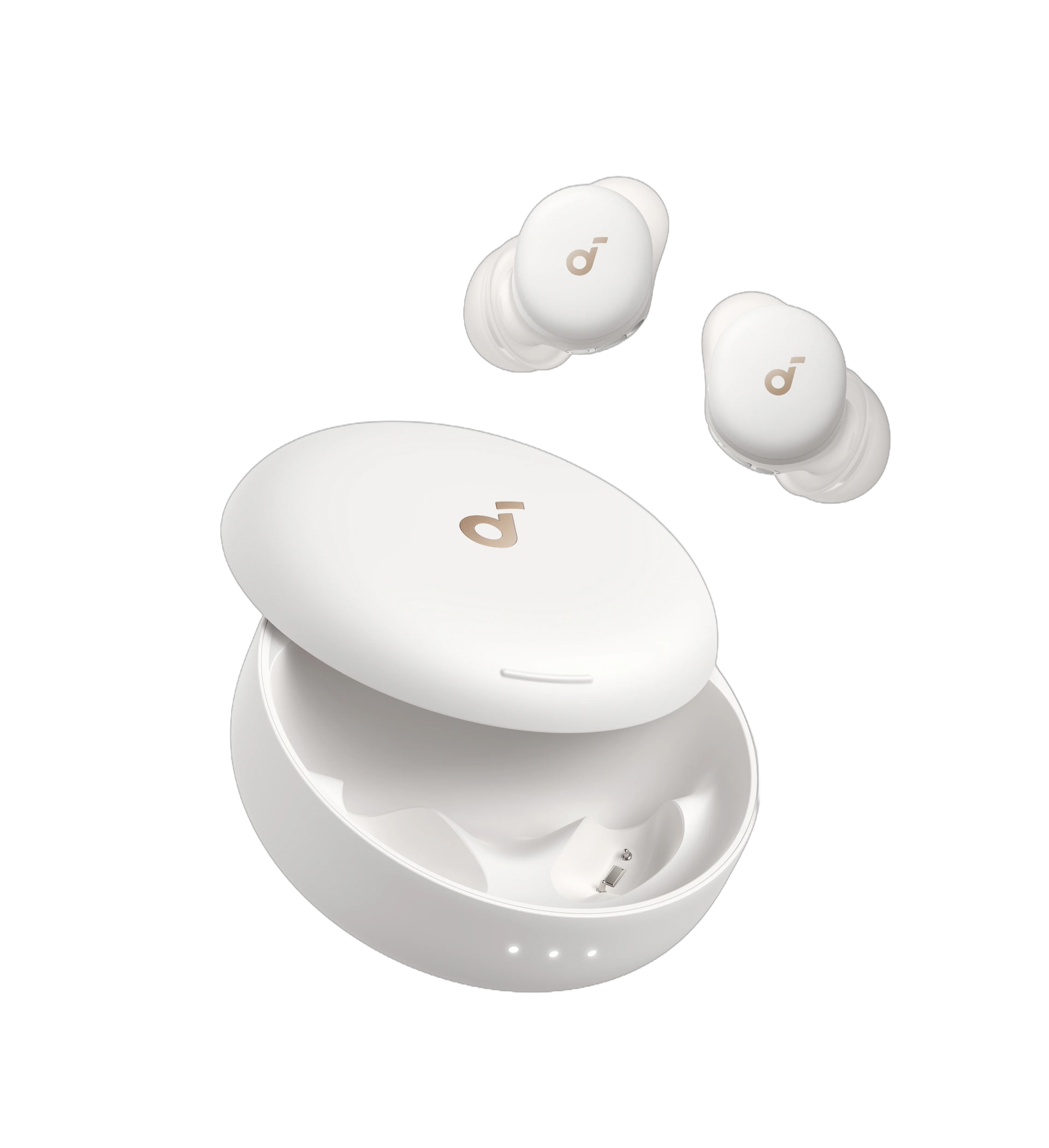 Słuchawki bezprzewodowe Soundcore Sleep A30 Dokanałowe Do Spania z ANC Bluetooth 5.4 Biały