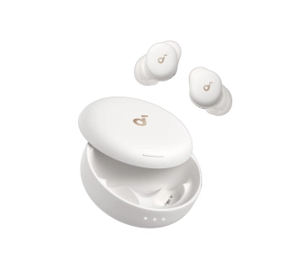 Słuchawki bezprzewodowe Soundcore Sleep A30 Dokanałowe Do Spania z ANC Bluetooth 5.4 Biały
