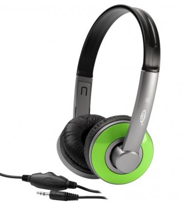 Słuchawki przewodowe z mikrofonem e5 RE01726GN Loop - zielony