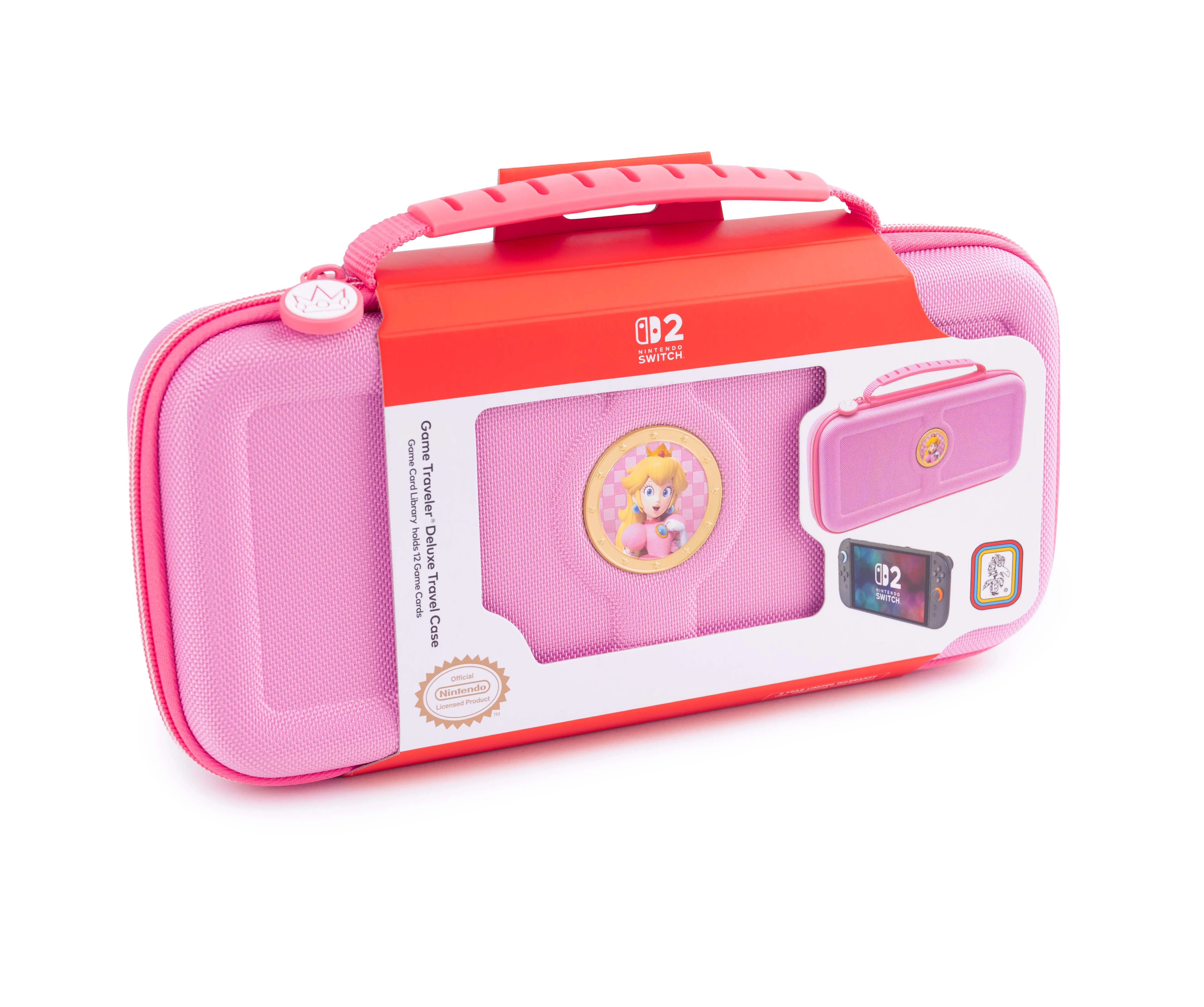 Etui Nacon Game Traveler Deluxe Travel Case - Princess Peach do Nintendo Switch 2