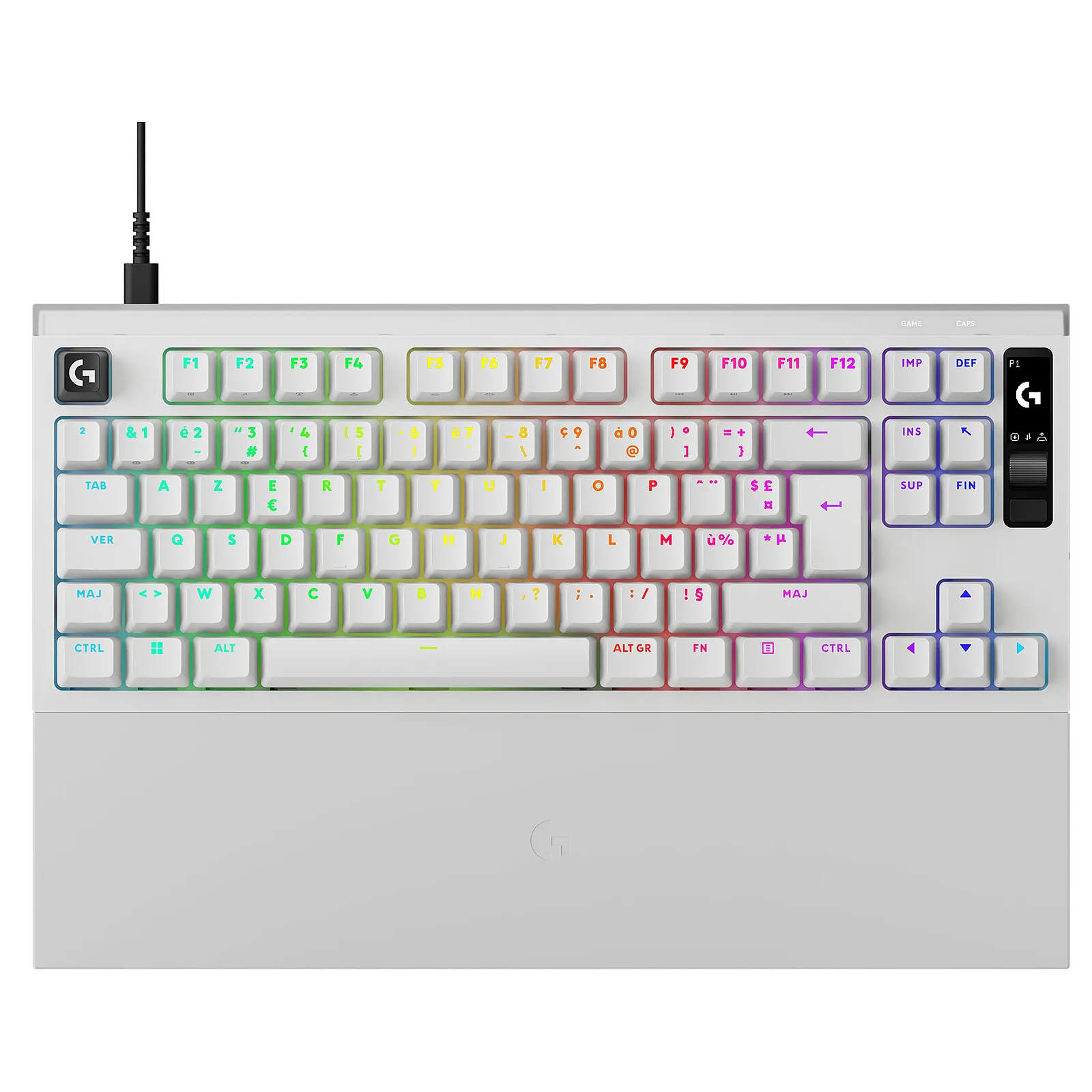 Klawiatura magnetyczna Logitech G Pro X2 TKL Rapid Biały