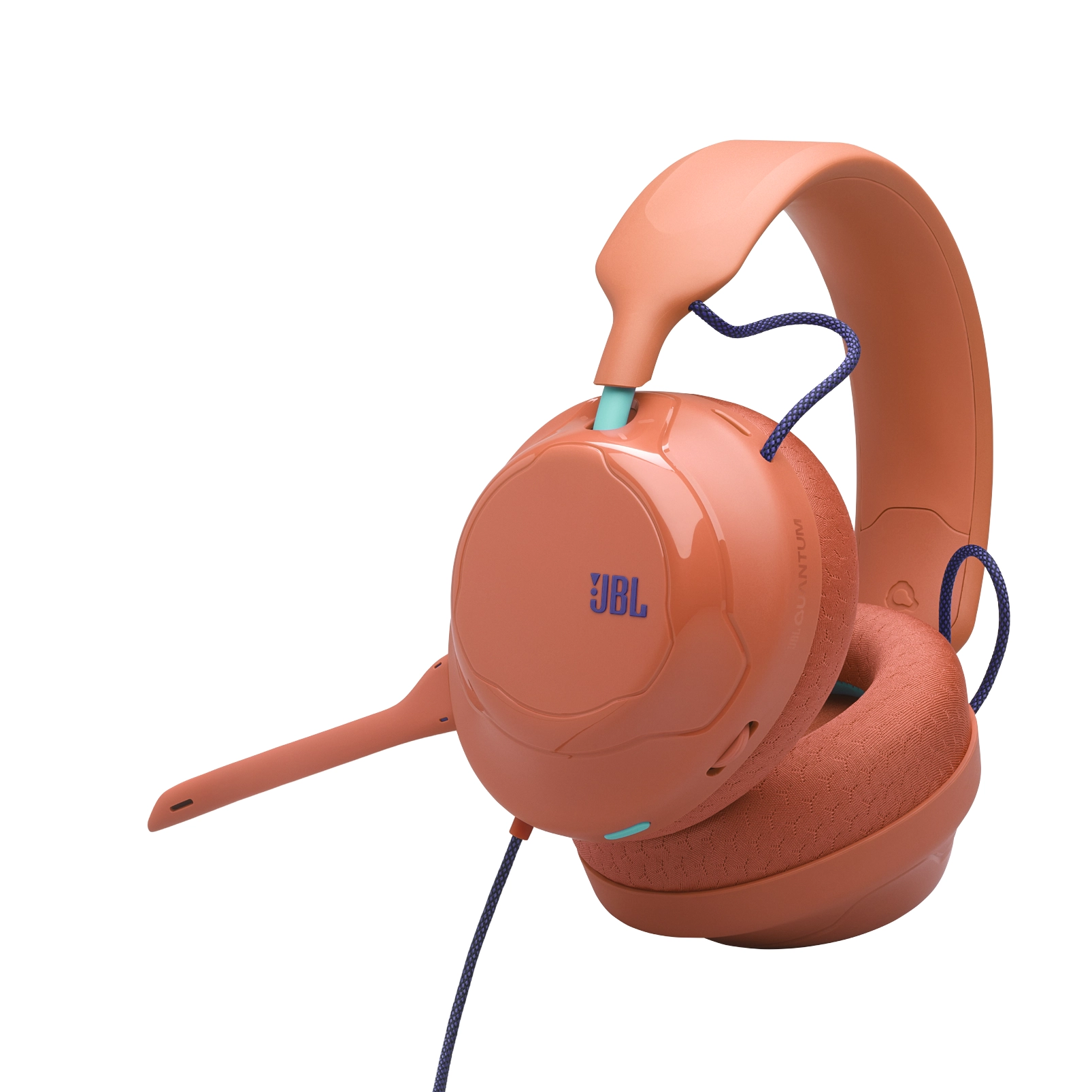 Słuchawki przewodowe z mikrofonem JBL Quantum 120 Nauszne Koralowe