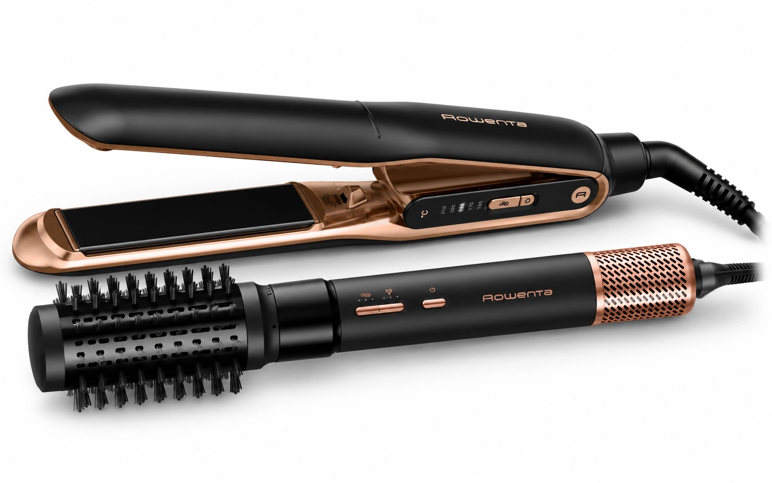 Suszarko-lokówka Rowenta Air Shape UB9820 1300W Jonizacja Średnica szczotki 33mm 3 poziomy temperatury + prostownica SF81