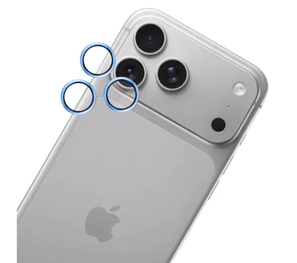 3mk HARDY Lens Protection Pro do iPhone 18 Pro / 18 Pro Max Niebieski