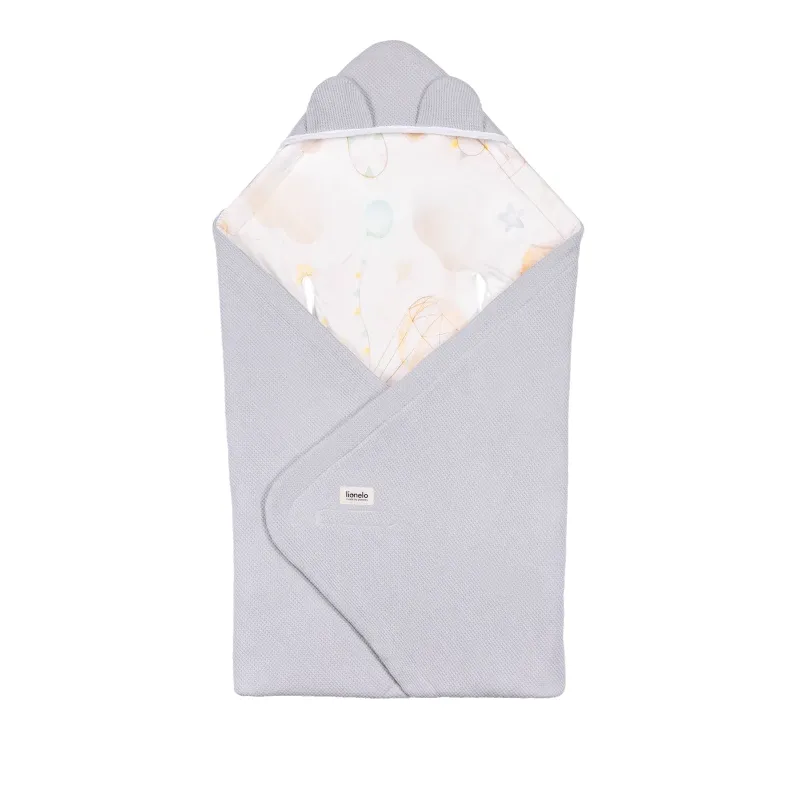 Otulacz do fotelika Lionelo Travel Swaddle Blanket Grey