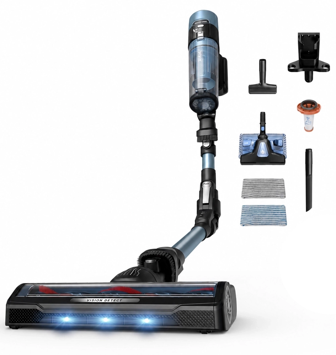 Odkurzacz pionowy Tefal X-Force Flex 10.80 Aqua TY7AC1 60min Funkcja mycia Wymienny akumulator