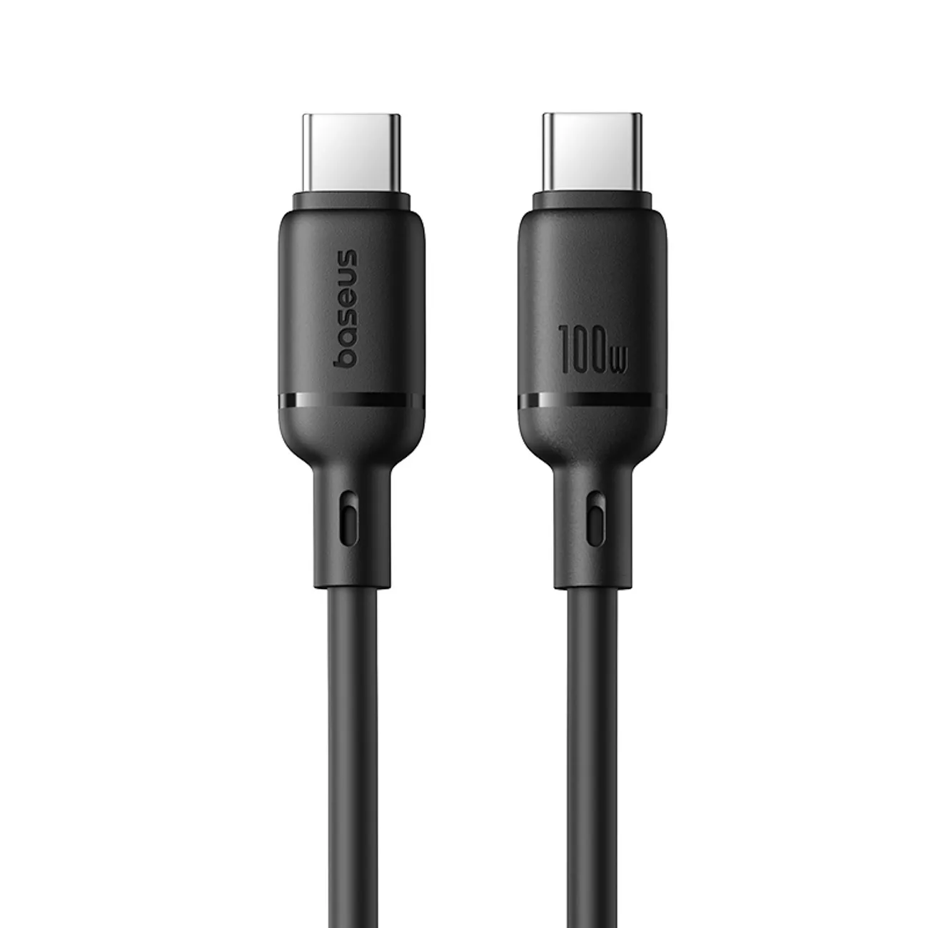Kabel Baseus Silky USB-C do USB-C  100W 1m Czarny