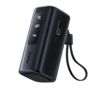 Powerbank Baseus EnerGeek GX11 MiFi z funkcją Wi-Fi 4G 20000mAh 67W Czarny