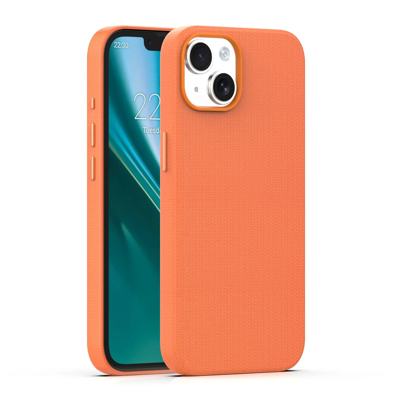 Etui Etteri Elegant Mag do iPhone 14 Pomarańczowy