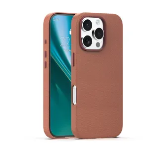 Etui Etteri Elegant Mag do iPhone 16 Pro Brązowy