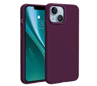 Etui Etteri Silicone Mag do iPhone 14 Bordowy