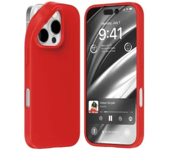 Etui Mercury Soft iPhone 16 Pro Czerwony