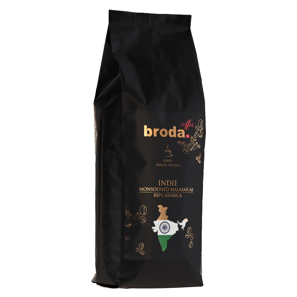Kawa ziarnista Broda Coffee Indie Monsooned Malabar AA 250g