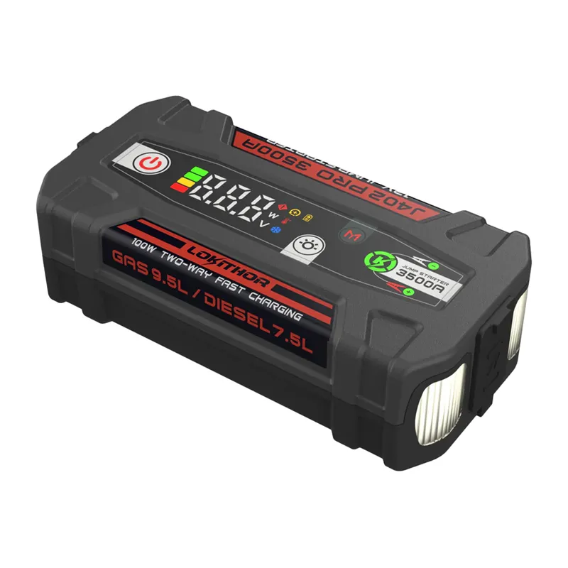 Powerbank Lokithor J402 Pro Jump Starter 12V 6000mAh 100W Czarny