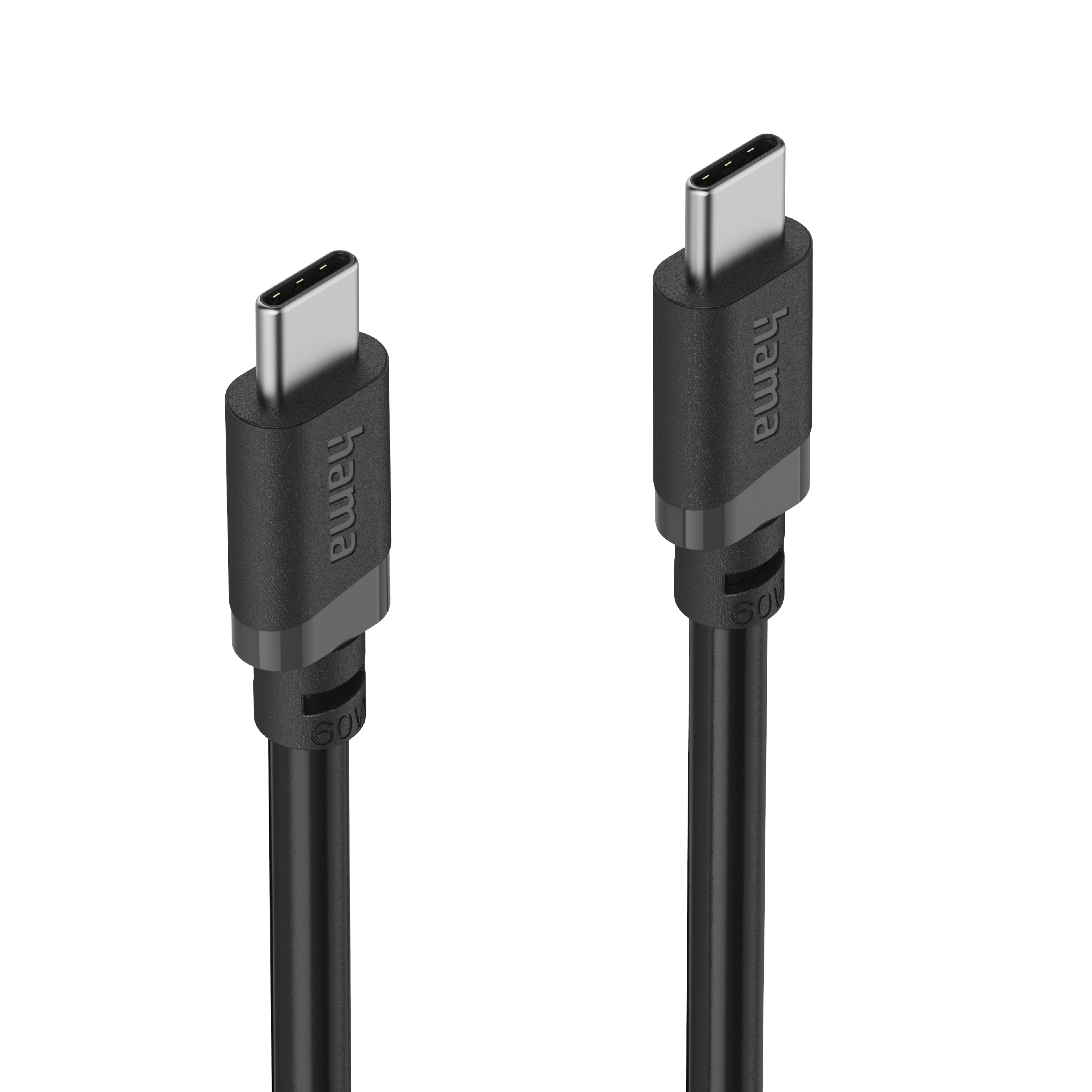 Kabel Hama 201810 USB-C do USB-C 60W 3m Czarny