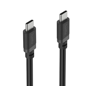 Kabel Hama 201810 USB-C do USB-C 60W 3m Czarny