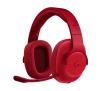 Słuchawki przewodowe z mikrofonem Logitech G433 - czerwony