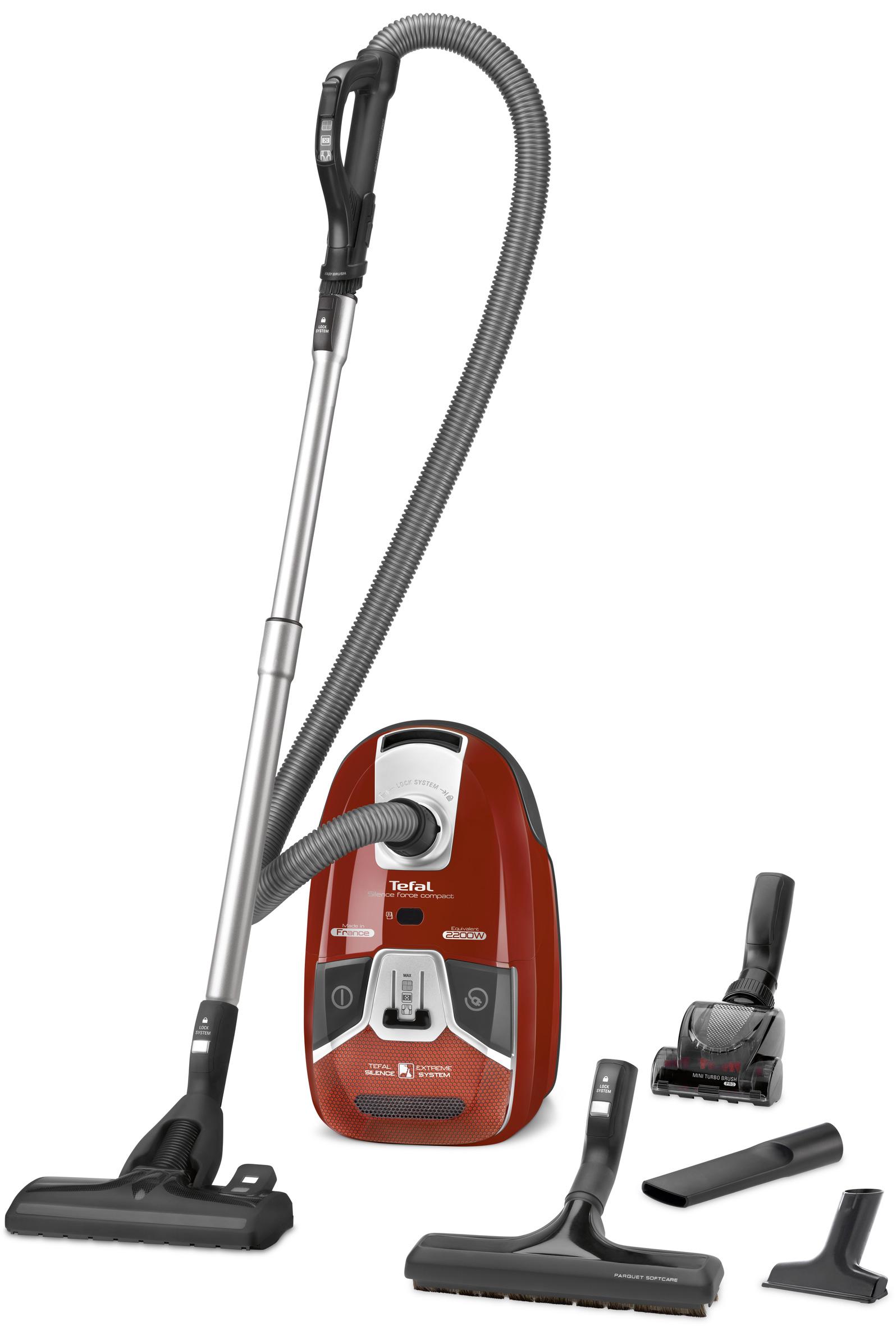 Odkurzacz Tefal Silence Force TW6383 4A 750W Mini turboszczotka Szczotka do parkietów