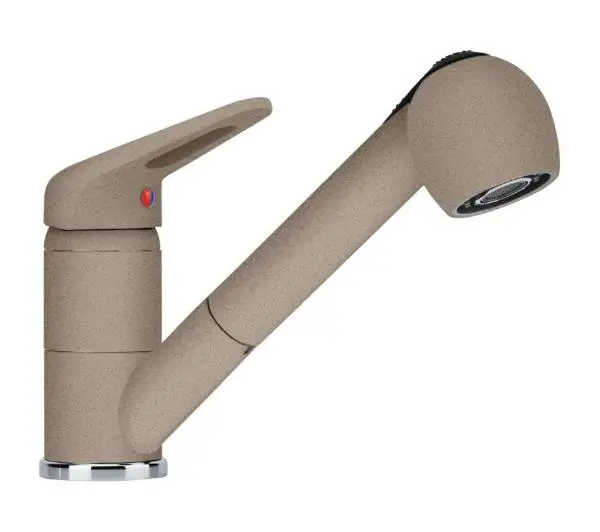 Baterie kuchenne - Franke Prince II Pull-Out Spray Cappuccino Mosiądz