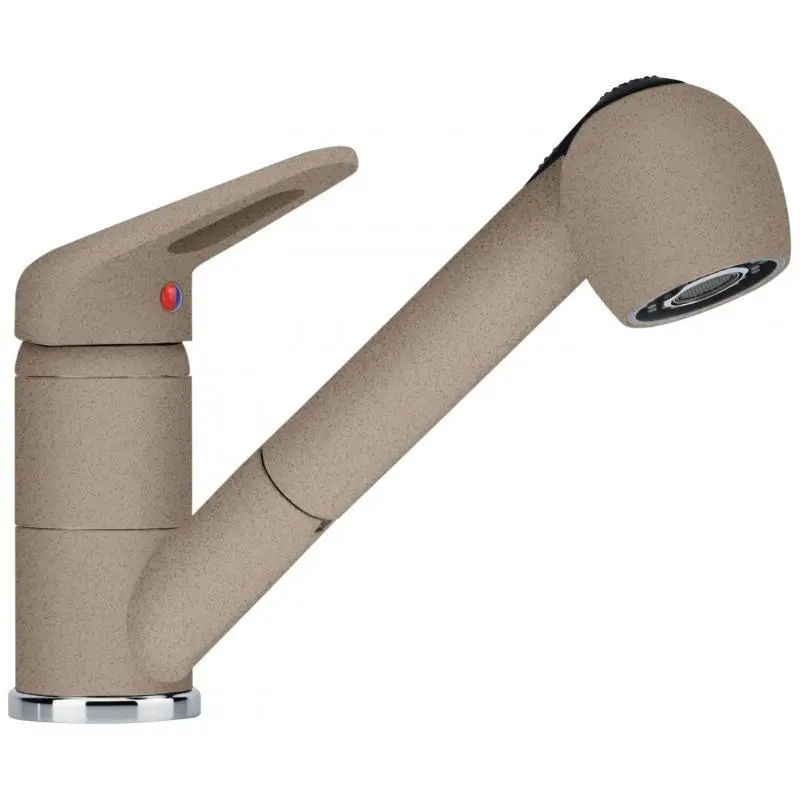 Bateria Franke Prince II Pull-Out Spray Cappuccino Mosiądz