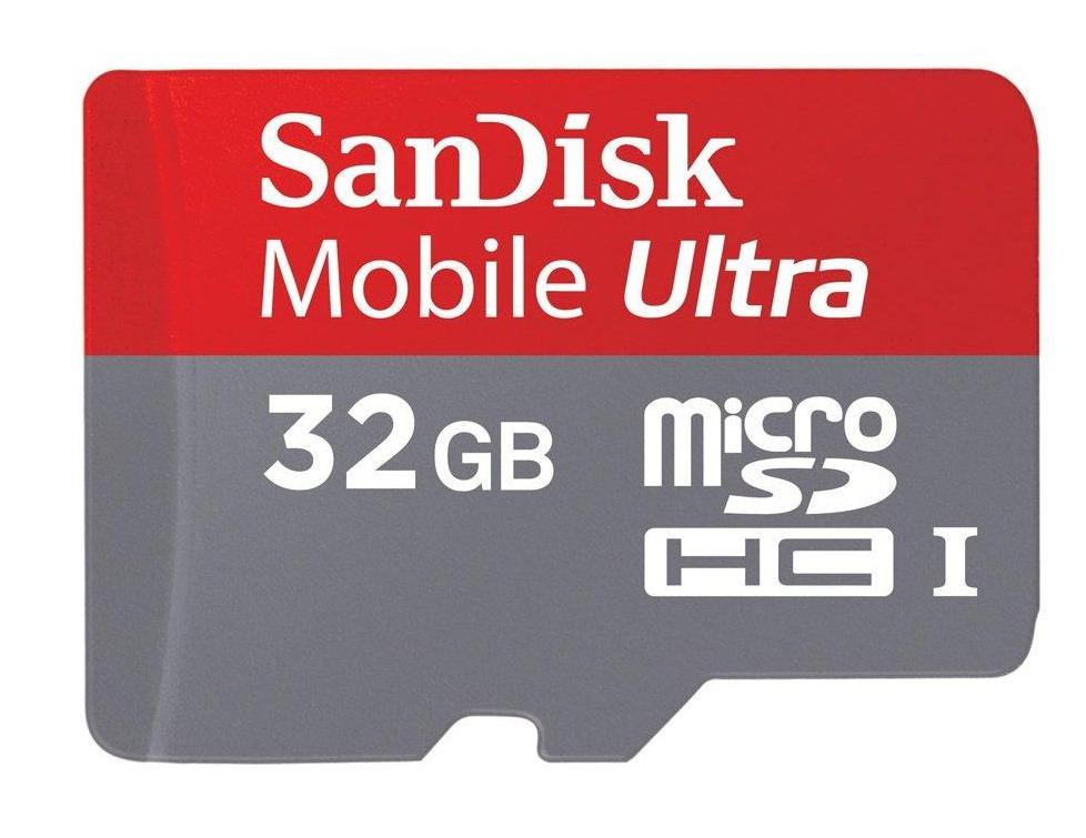 SANDISK Mobile Ultra microSDHC Class 10 32GB + adapter